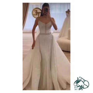 Masoumeh Ali Khanzadeh's Stunning Bridal Dress Featuring Lace and Tulle Layers