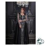 Masoumeh Ali Khanzadeh's Romantic Vintage-Inspired Bridal Dress with Cap Sleeves