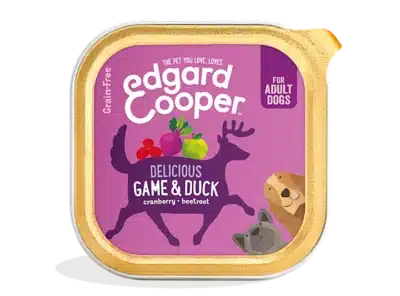Pack_-_Dog_Adult_Pat__Cup_Game_Duck_EN Pack_-_Dog_Adult_Pat__Cup_Game_Duck_EN Really nutritious food for pets- 4 Healthy Pets NV - Edgard & Cooper