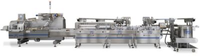 SPS mono-colour and bi-colour cream filling machine for bakery and confectionery products - automatic feeding system for consistent flow - Italian engineering since 1964