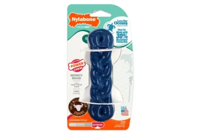 Central Garden and Pet - Nylabone Power Chew Love Our Oceans Infinity Braid Bone Dog Chew Toy Central Garden and Pet - Nylabone Power Chew Love Our Oceans Infinity Braid Bone Dog Chew Toy