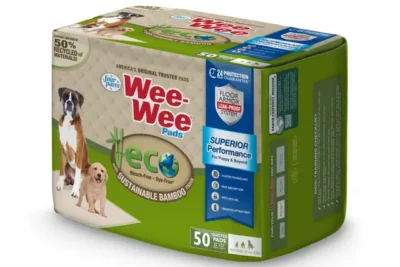 Central Garden and Pet - Four Paws Wee-Wee Superior Performance Eco Bamboo Dog Pee Pads Central Garden and Pet - Four Paws Wee-Wee Superior Performance Eco Bamboo Dog Pee Pads