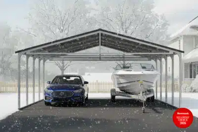 ArrowCarportTop_1_1__3 ShelterLogic Group brand portfolio including Tommy Bahama Margaritaville Life is Good and Scotts Miracle-Gro licensed outdoor products - global shade shelter storage leader