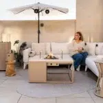 Cosi outdoor gas heater collection - gas lanterns fire tables and patio heaters - KIWA Gastec approved - designed in the Netherlands for European gardens and hospitality