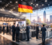 Germany export brand authority showing country-of-platform effect where German exhibition presence signals global credibility and export readiness to international B2B buyers