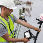 Leica Geosystems dimensional measurement for stone slab quality control, CNC data capture, and monument conservation - non-contact laser technology protects finished stone surfaces
