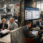 Official Stone+tec Exhibitor list Nuremberg 2026 preview showing confirmed natural stone brands, processing technology exhibitors, and hall layout at Messe Nürnberg