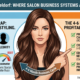 Salon owner evaluating professional hair color consistency at TOP HAIR Düsseldorf booth