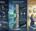 Exhibition content strategy showing content engine components including pre-fair discovery, during-fair activation, post-fair reinforcement sequence, and year-round authority building