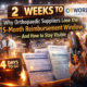 Orthopaedic exhibitor at OTWorld Leipzig presenting MDR documentation to O&P professional