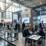 Automechanika Frankfurt exhibitor list 2026 showing Messe Frankfurt exhibition halls with automotive aftermarket supply chain validation process overlay