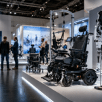 REHACARE exhibitor list showcasing rehabilitation technology, powered wheelchairs, prosthetics, exoskeletons and assistive medical devices at an international trade fair in Germany.