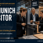 BAU Munich exhibitor list guide featuring construction material suppliers, building systems and professional B2B buyer evaluation.