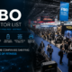 FIBO exhibitor list featuring fitness, health and wellness companies at an international trade fair in Cologne