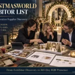 Christmasworld exhibitor list guide showing B2B buyers evaluating seasonal decoration suppliers, display concepts and delivery plans.