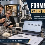 Formnext exhibitor list guide showing engineers evaluating additive manufacturing suppliers, 3D-printed parts and production readiness.